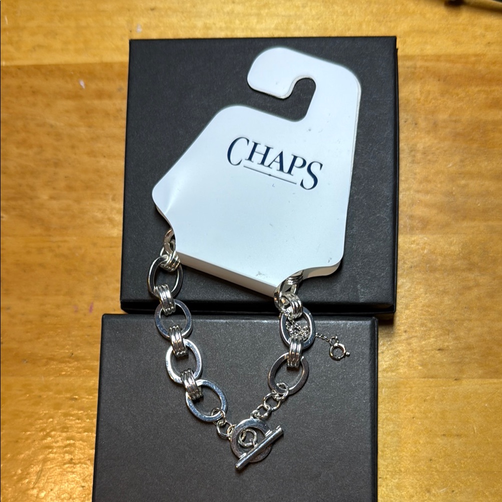 Chaps Silver Link Bracelet Chaps Silver Link Bracelet